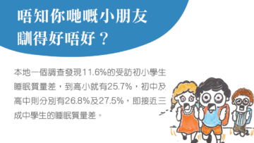 兒童及青少年睡眠質量